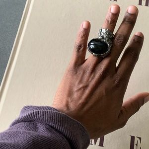 YSL Artsy Ring - Black